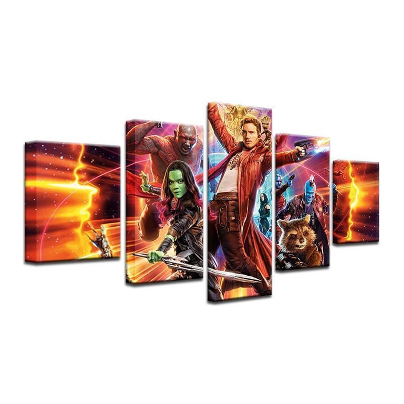 Guardians Of The Galaxy Character 1 Movie Canvas Wall Art