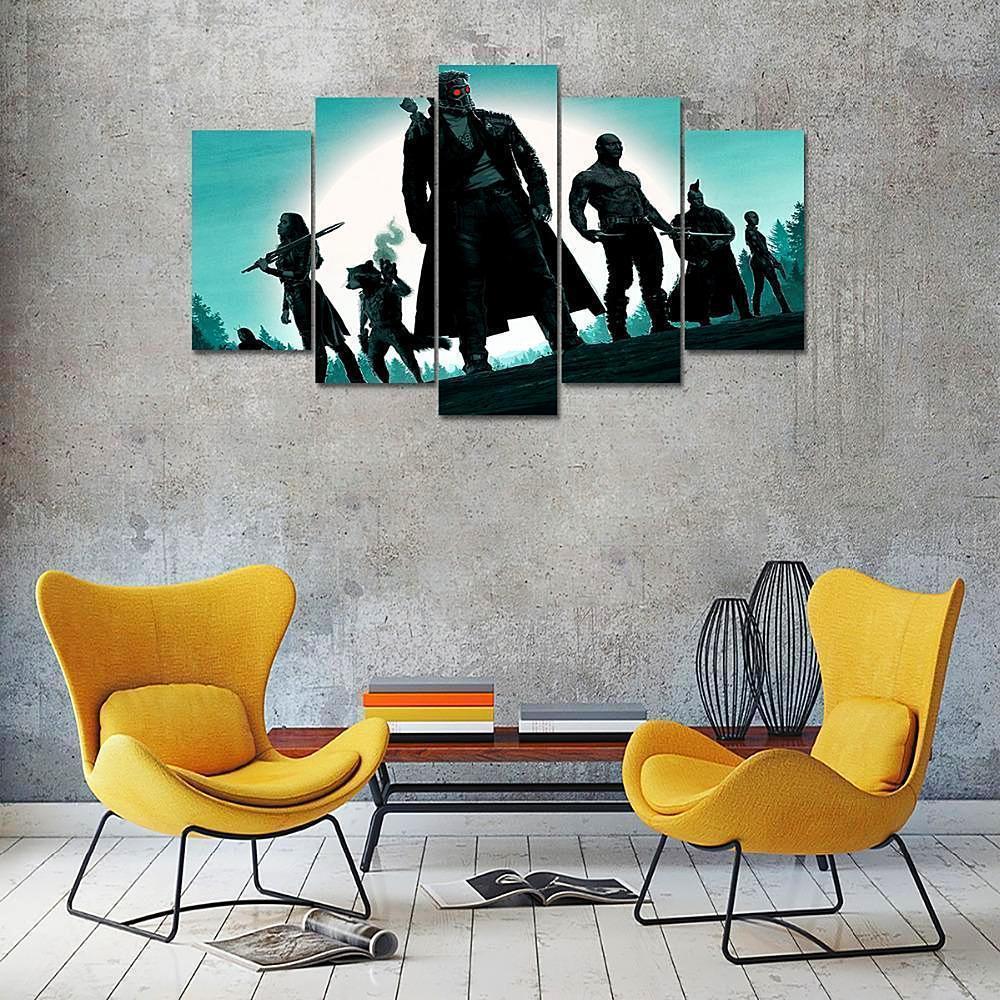 Guardians Of The Galaxy P.01 Marvel Canvas Wall Art