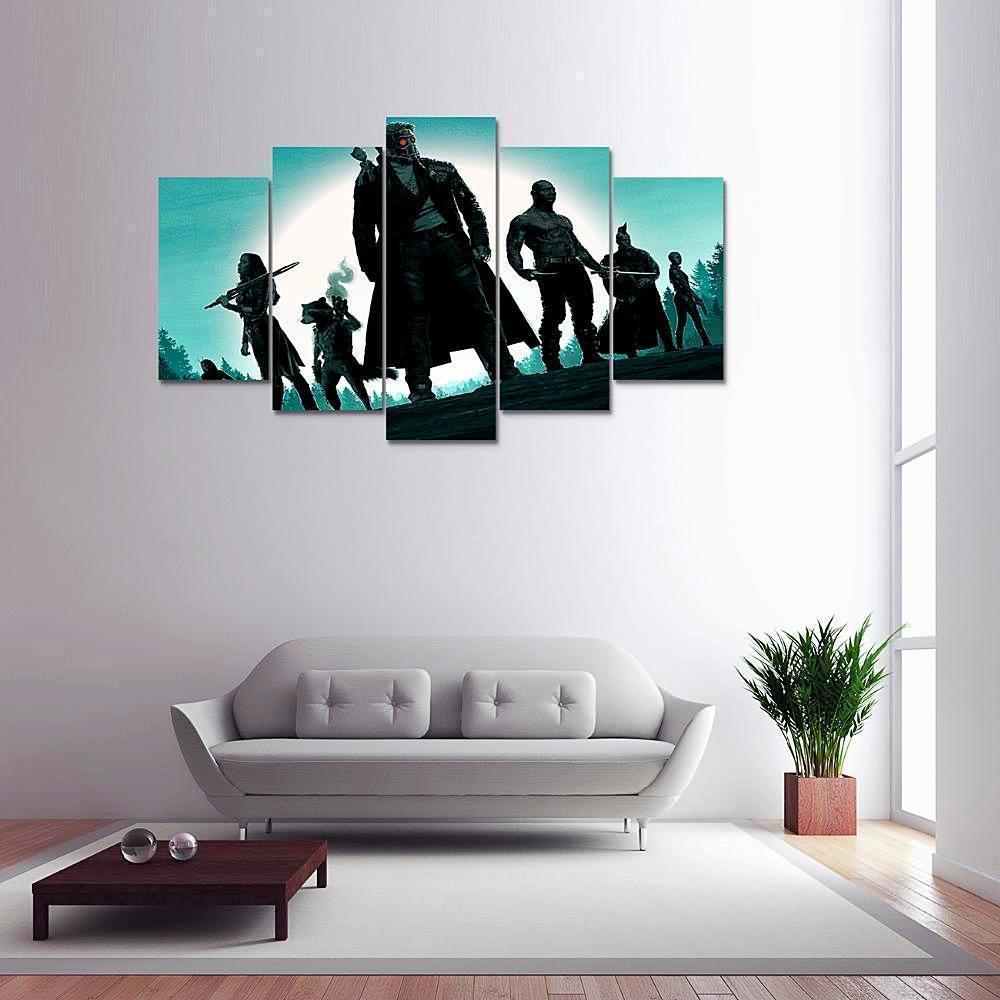 Guardians Of The Galaxy P.01 Marvel Canvas Wall Art