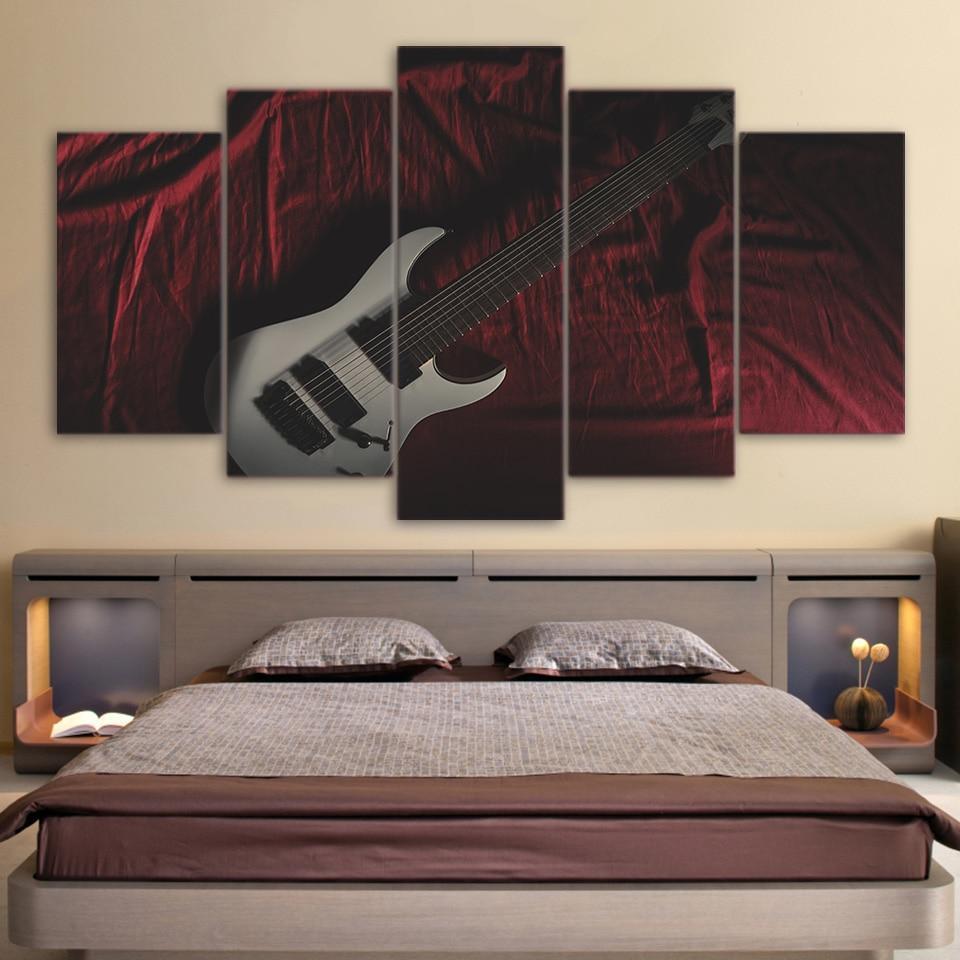 Guitar Musical Instrument Music Canvas Wall Art