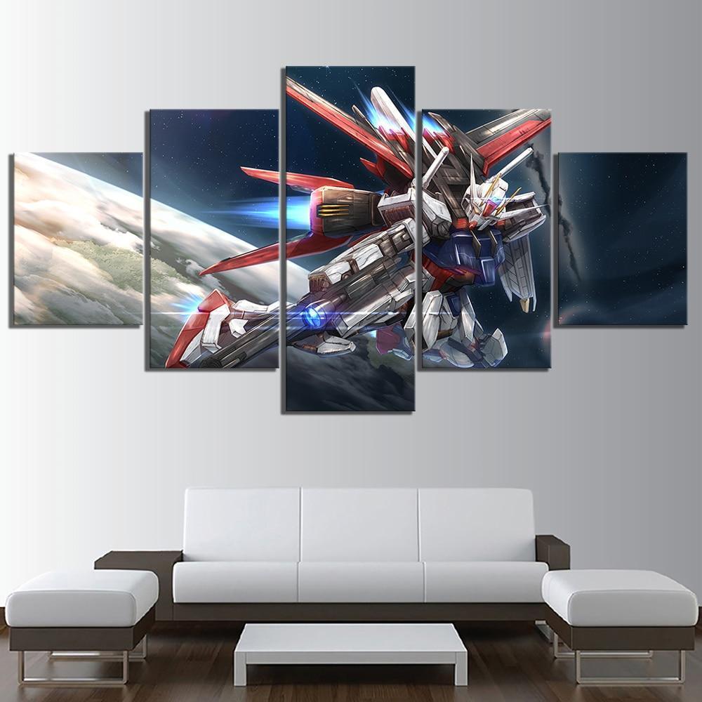GUNDAM Animation Art Robot  Canvas Wall Art