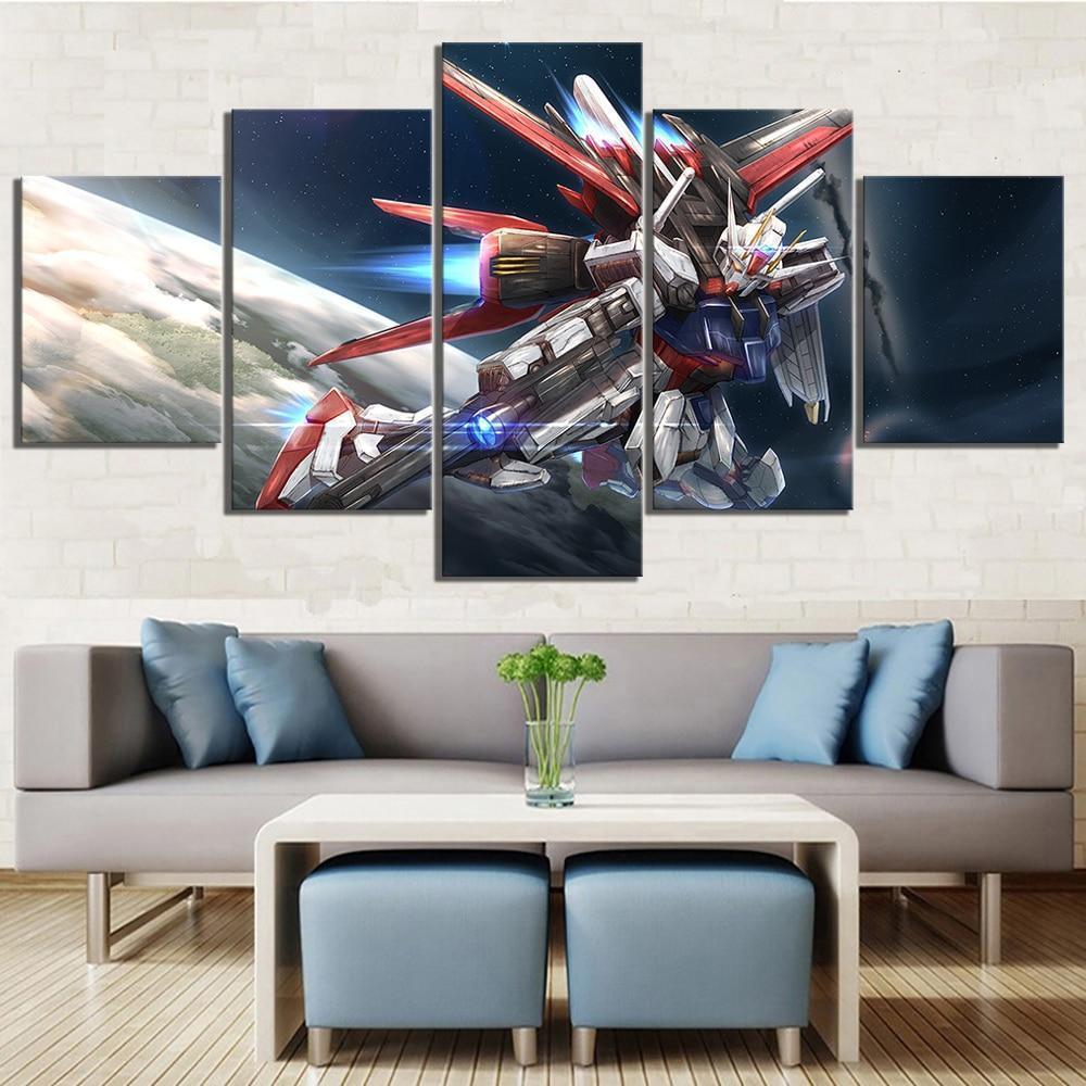 GUNDAM Animation Art Robot  Canvas Wall Art