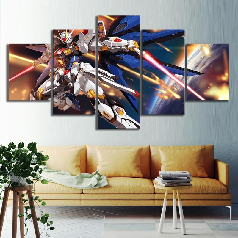 GUNDAM Anime Poster  Canvas Wall Art