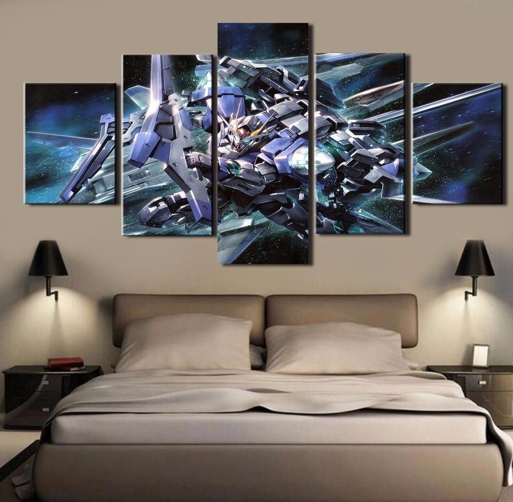 Gundam Characters Anime Canvas Wall Art