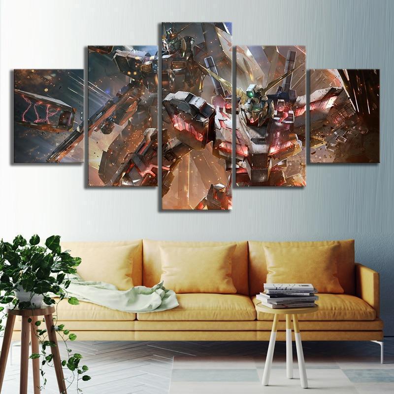 GUNDAM Poster Animation  Canvas Wall Art