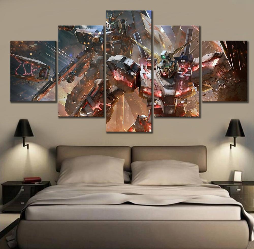 GUNDAM Poster Animation  Canvas Wall Art