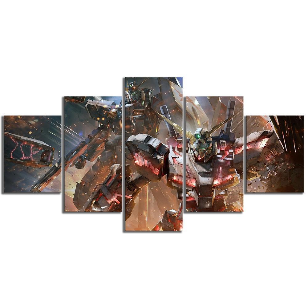 GUNDAM Poster Animation  Canvas Wall Art