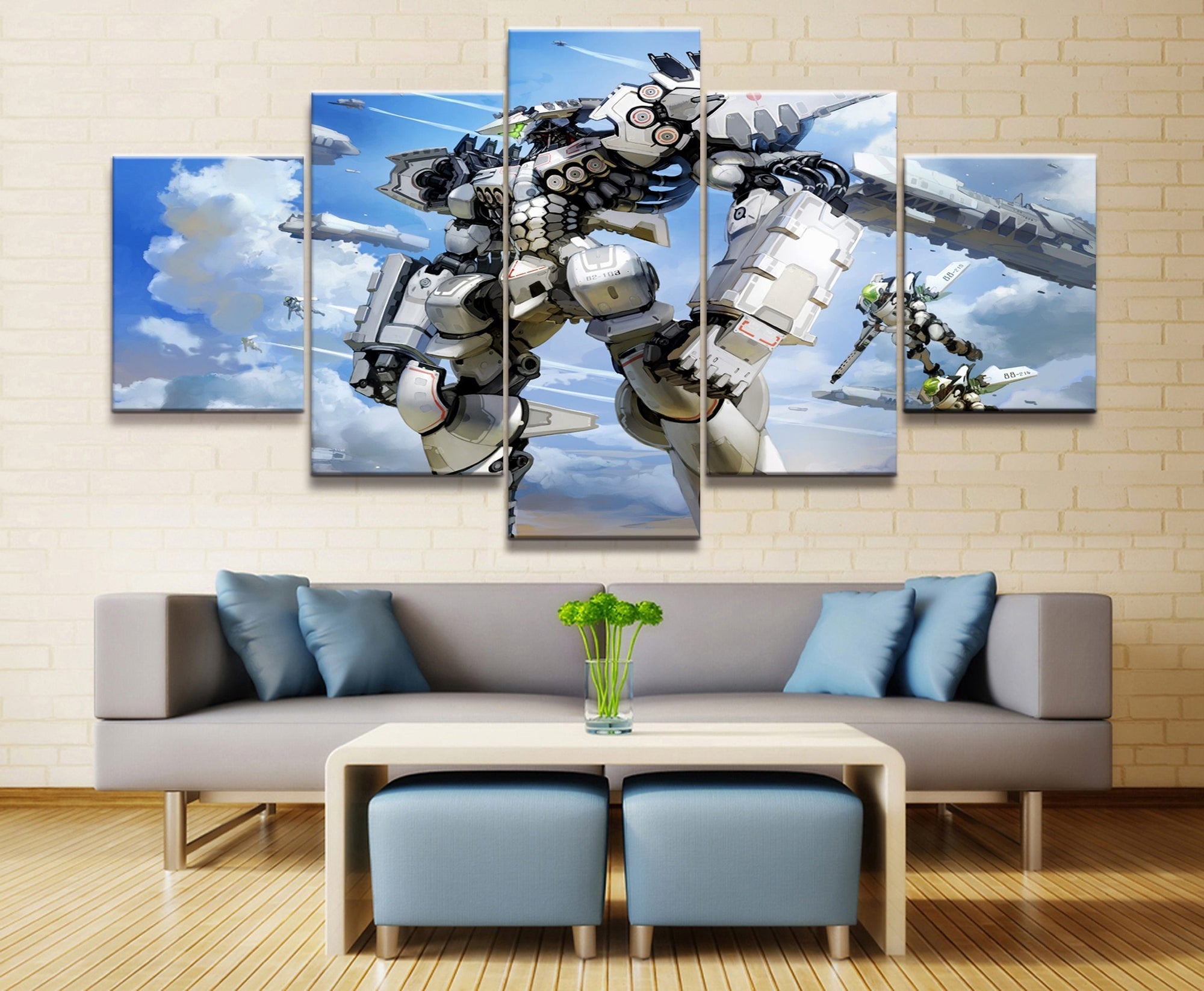 GUNDAM Robot 6 Anime Canvas Wall Art