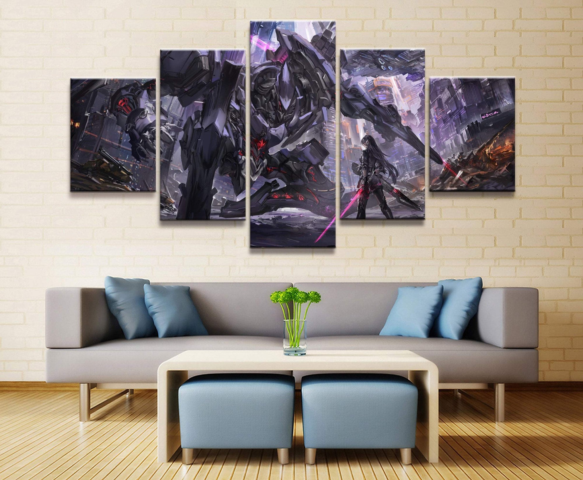 GUNDAM Robot Anime Canvas Wall Art