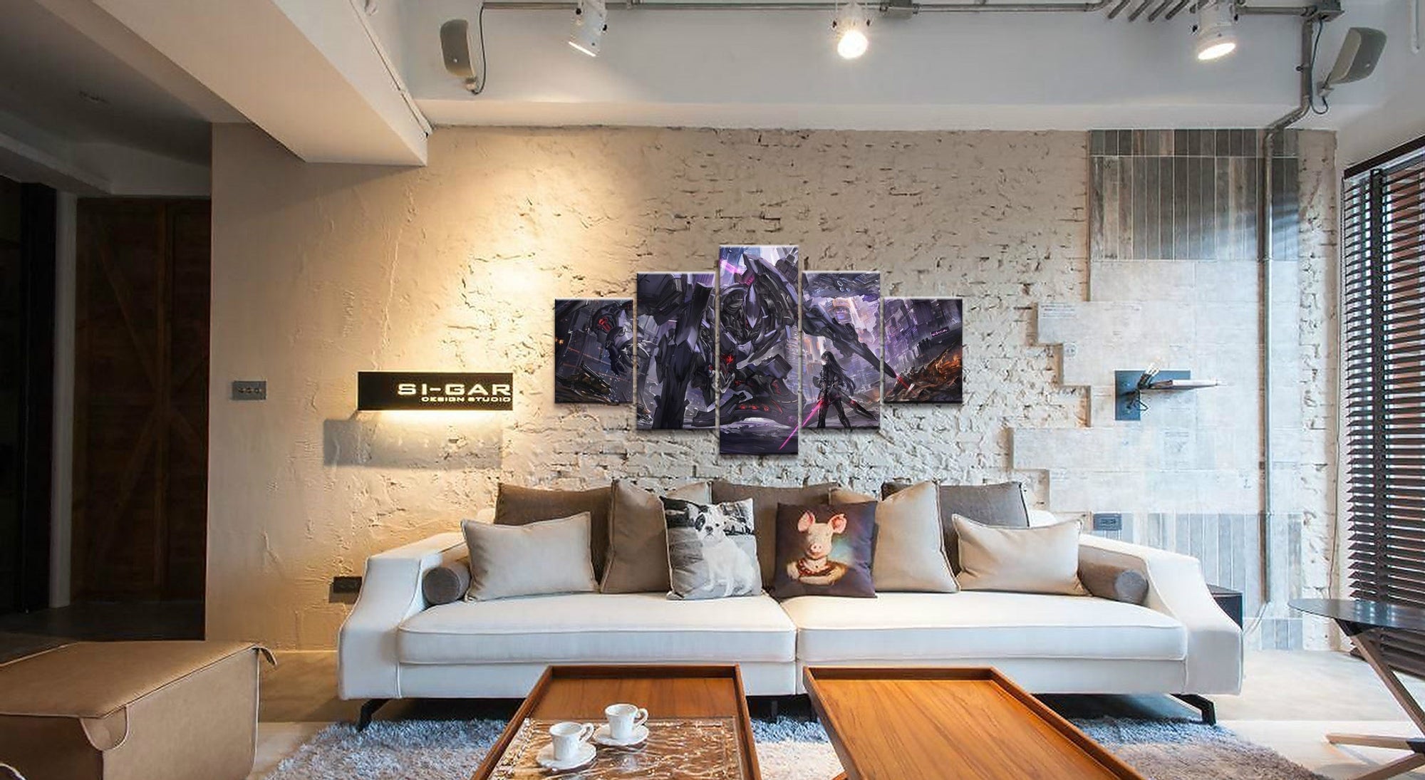 GUNDAM Robot Anime Canvas Wall Art