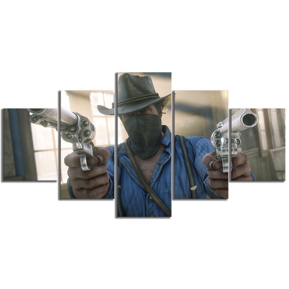 Red Dead Redemption 2 The Gutch's Gang Gaming Canvas Wall Art