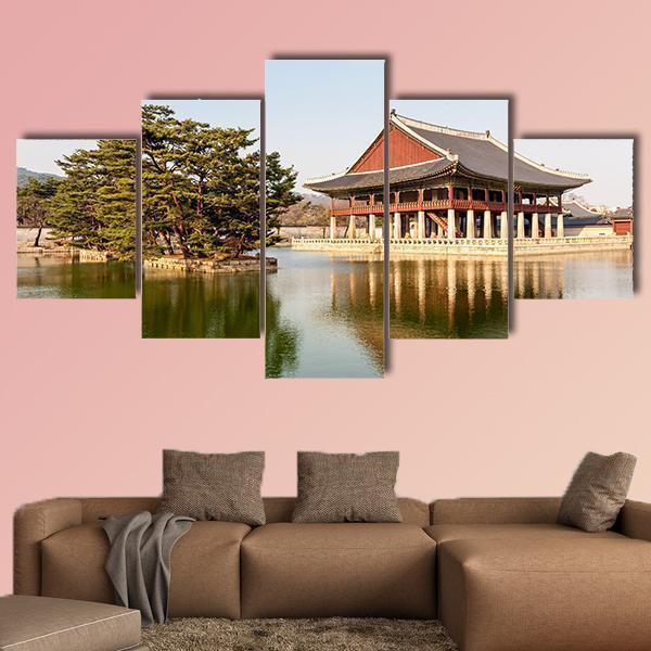 Gyeongbokgung Palace Grounds In Seoul South Korea Nature Canvas Wall Art
