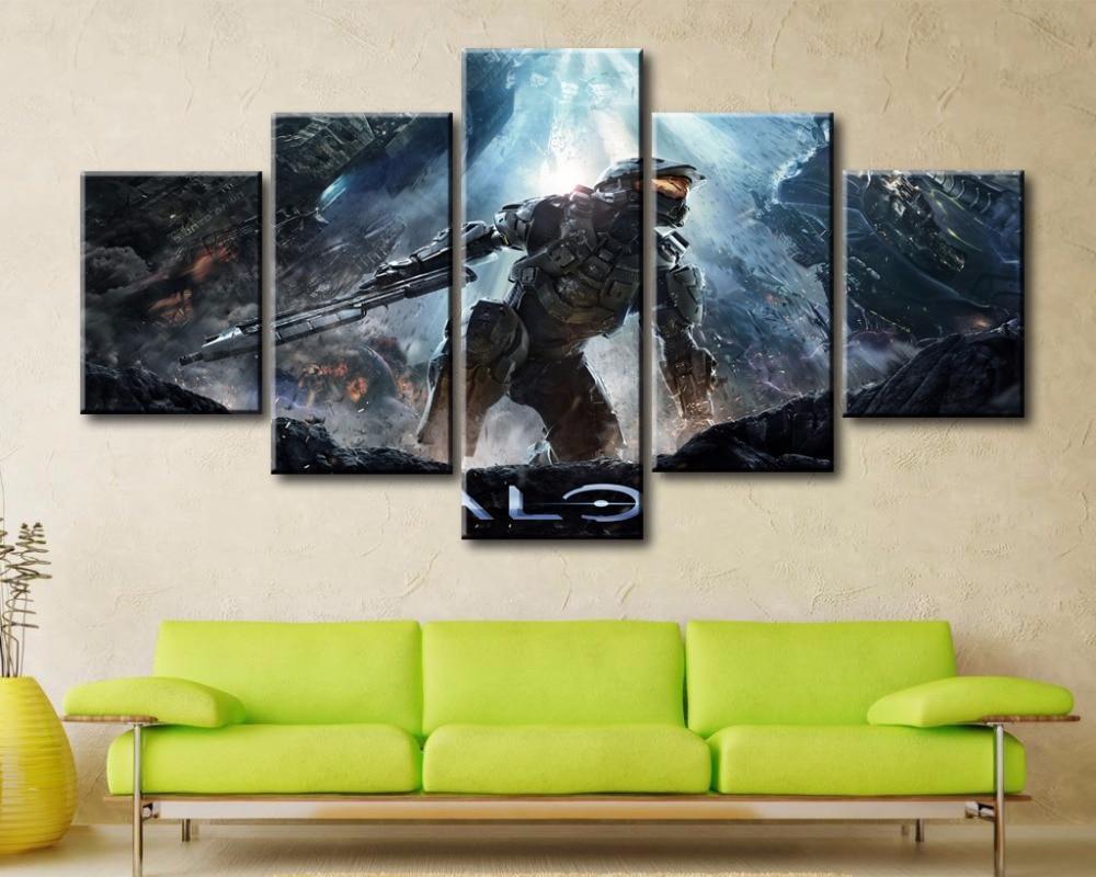 Halo 4 Poster 3 Gaming Canvas Wall Art