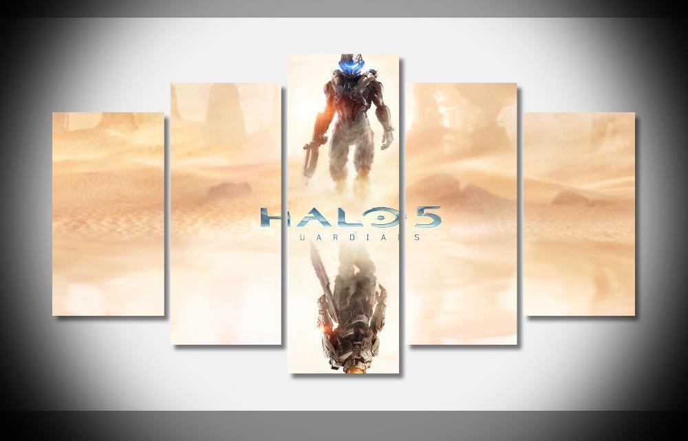 Halo 5: Guardians John And Locke Poster 3 Gaming Canvas Wall Art