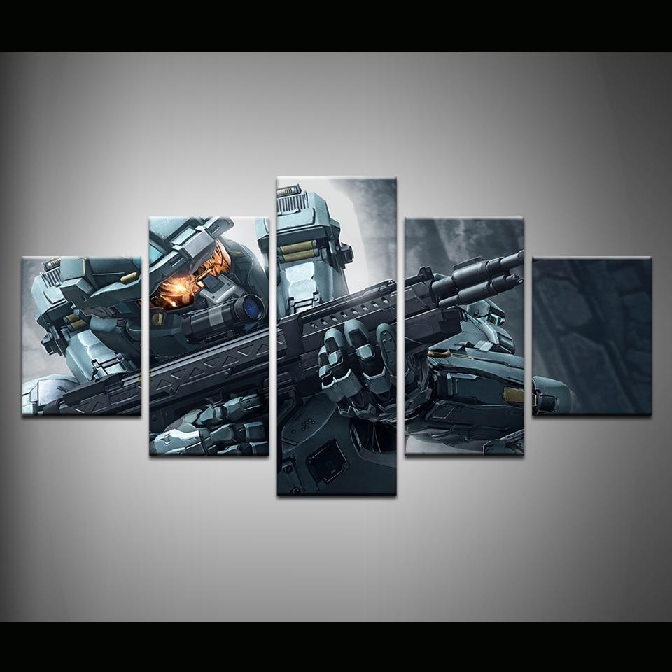 Halo 5: Guardians Poster 10 Gaming Canvas Wall Art