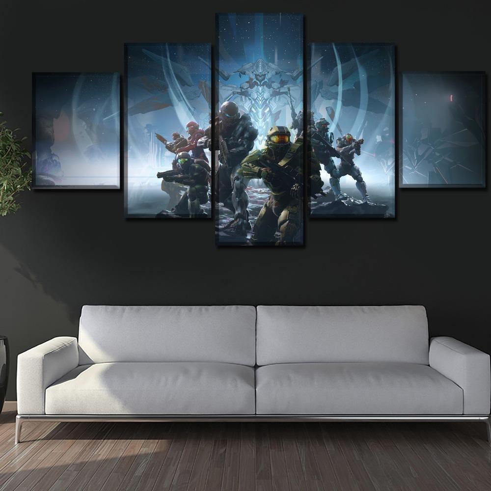 Halo 5: Guardians Poster 2 Gaming Canvas Wall Art