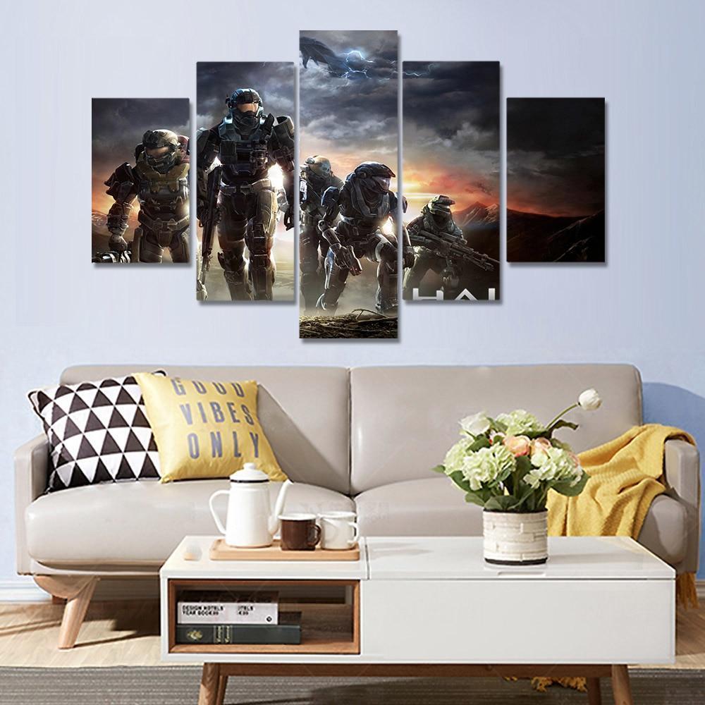 Halo 5: Guardians Poster 3 Gaming Canvas Wall Art