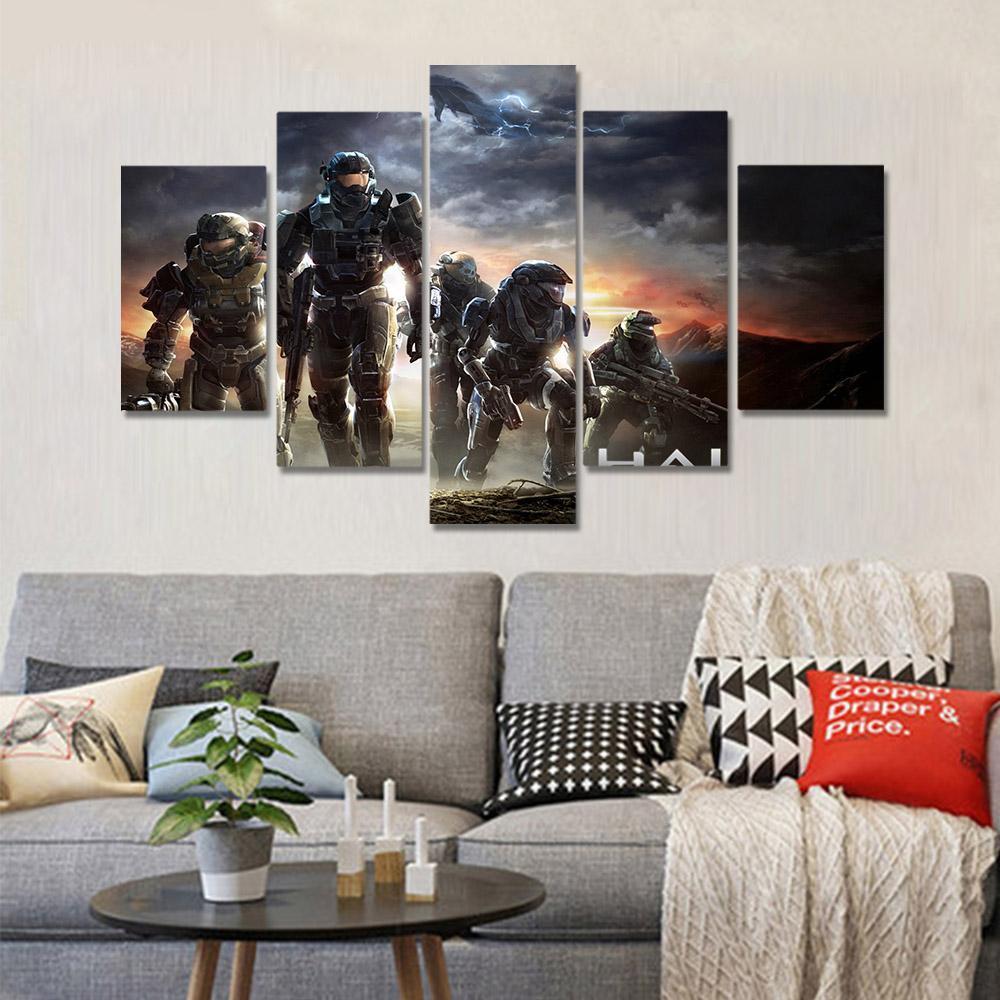 Halo 5: Guardians Poster 3 Gaming Canvas Wall Art