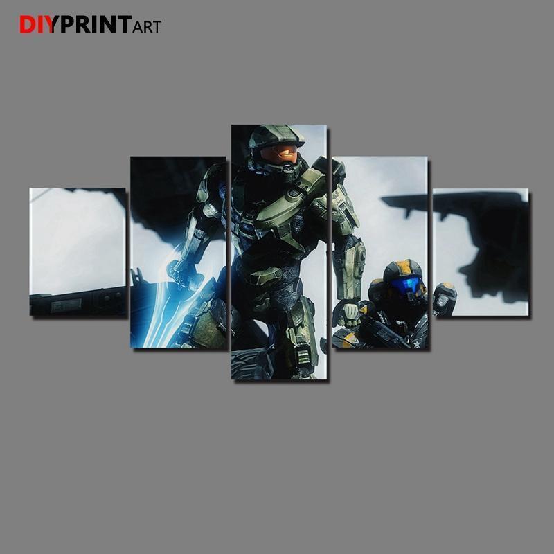 Halo 5: Guardians Poster 5 Gaming Canvas Wall Art