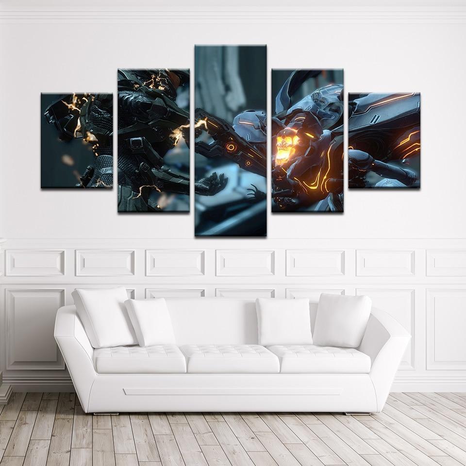 Halo 5: Guardians Poster 6 Gaming Canvas Wall Art