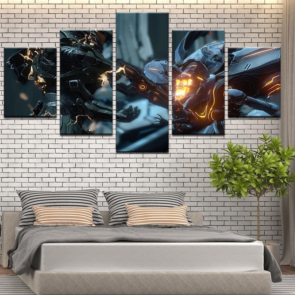Halo 5: Guardians Poster 6 Gaming Canvas Wall Art