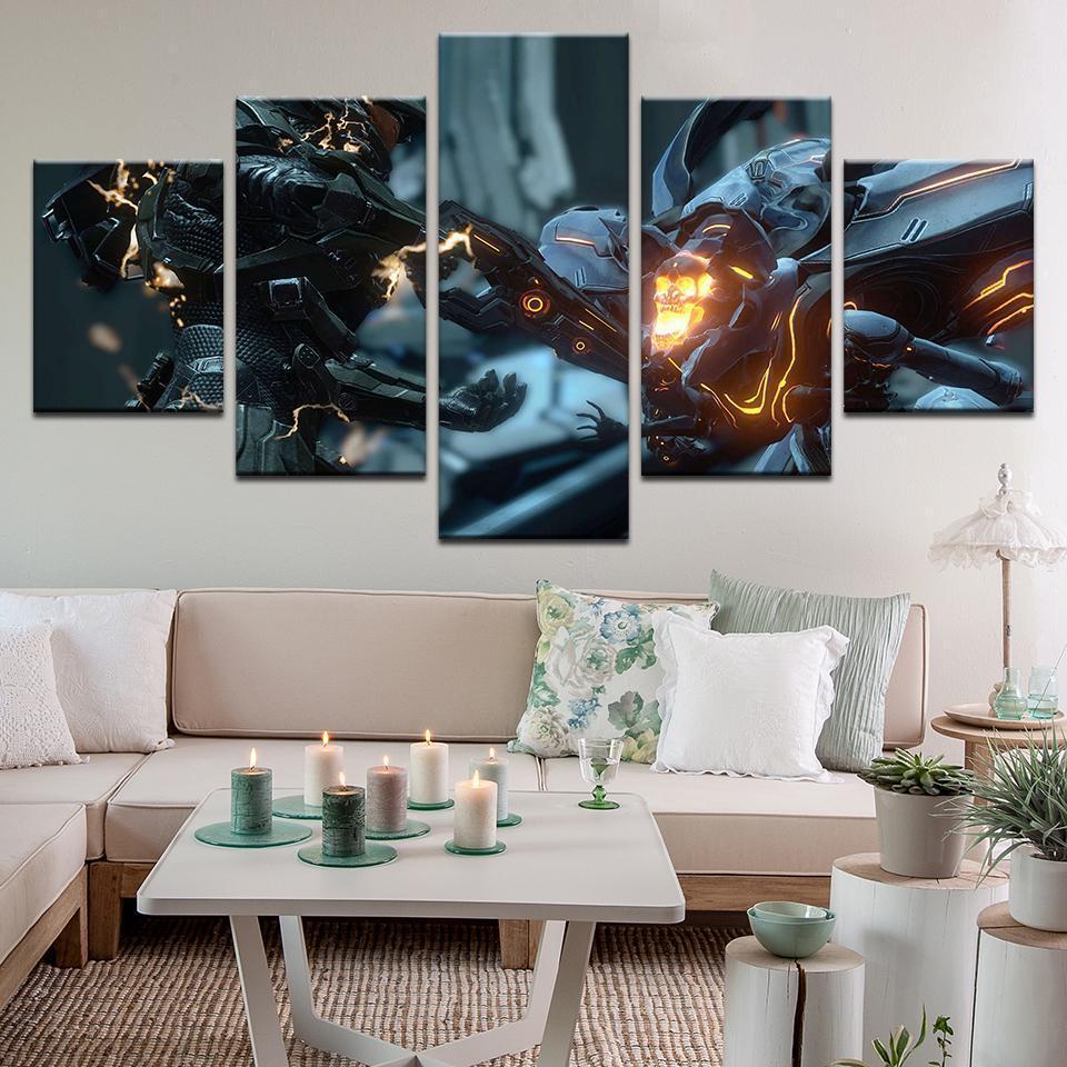 Halo 5: Guardians Poster 6 Gaming Canvas Wall Art