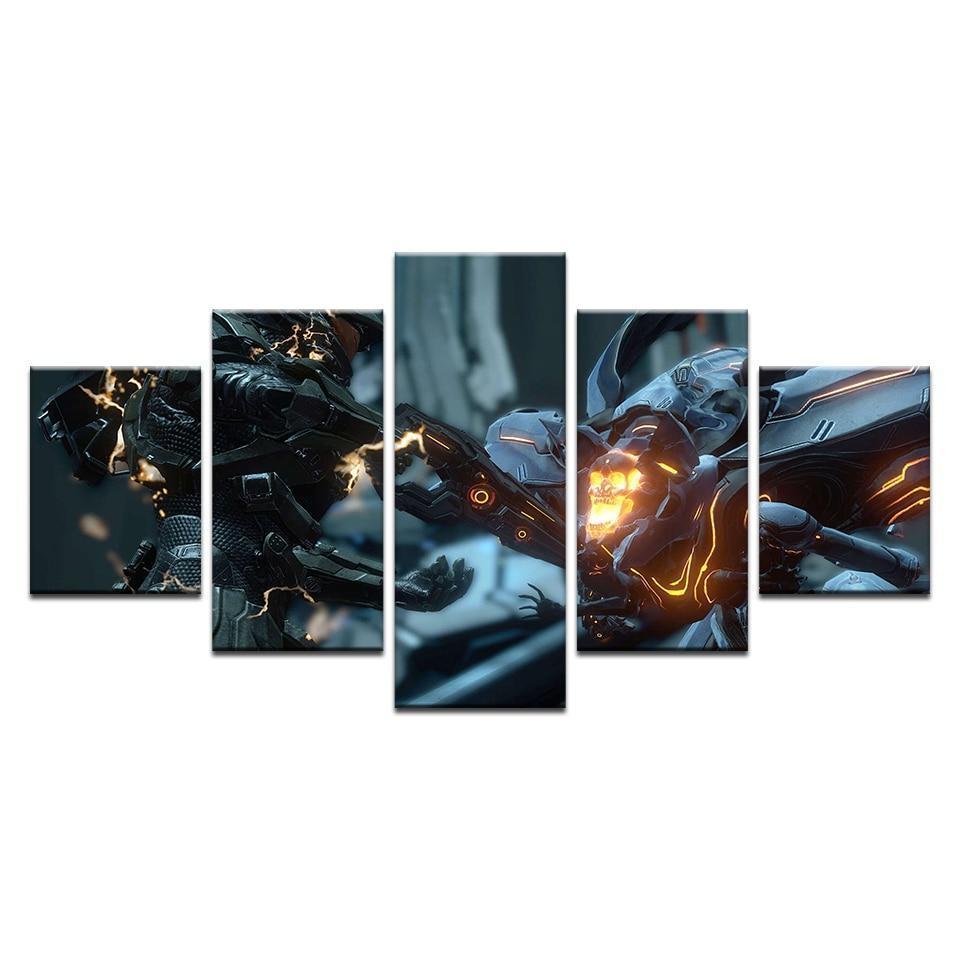 Halo 5: Guardians Poster 6 Gaming Canvas Wall Art