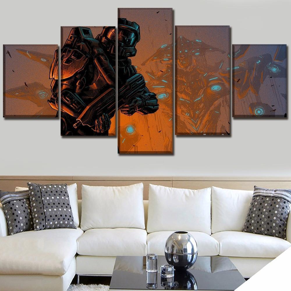 Halo 5: Guardians Poster 9 Gaming Canvas Wall Art