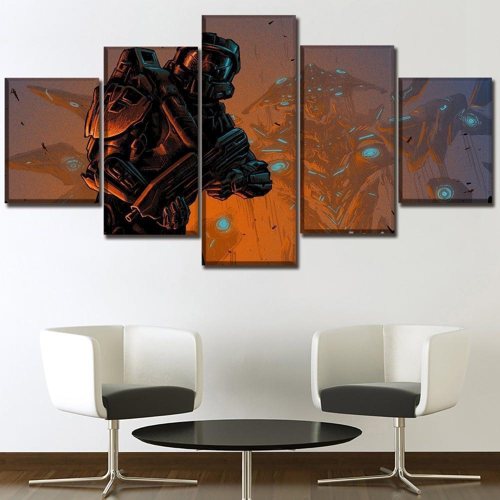Halo 5: Guardians Poster 9 Gaming Canvas Wall Art