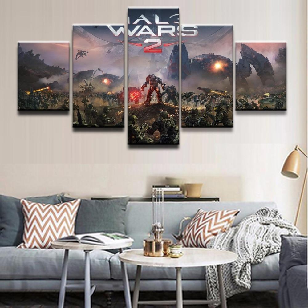 Halo Wars 2 Poster 1 Gaming Canvas Wall Art
