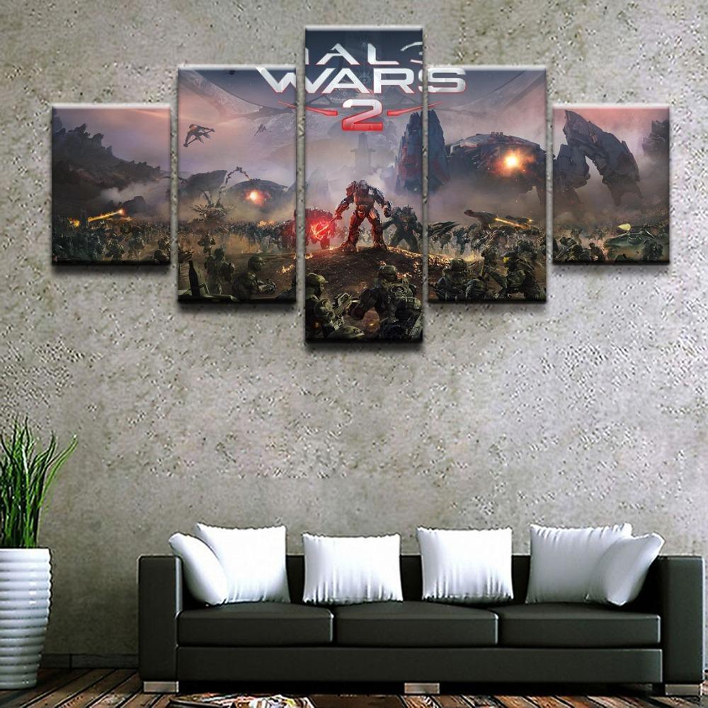Halo Wars 2 Poster 1 Gaming Canvas Wall Art