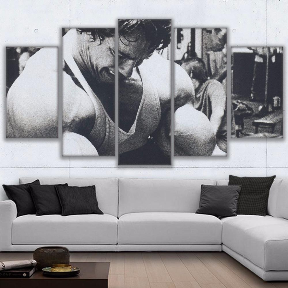Hard Train Workout &amp;amp; Fitness Canvas Wall Art