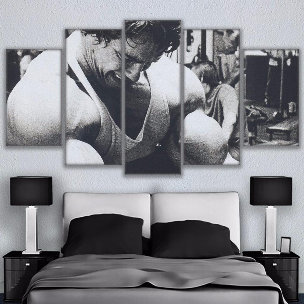 Hard Train Workout &amp;amp; Fitness Canvas Wall Art