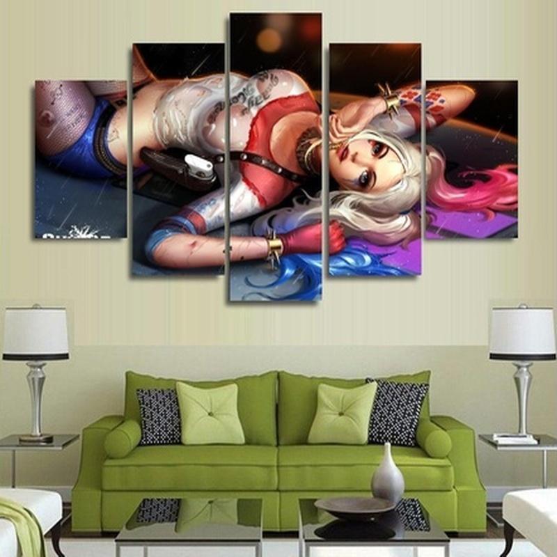 harley quinn 1 Canvas Wall Art