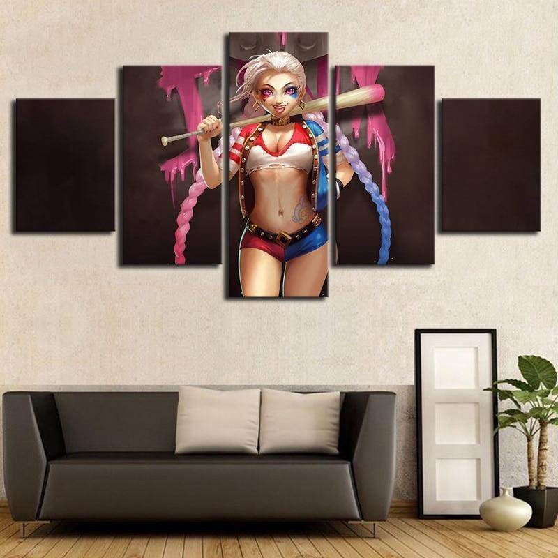 Harley Quinn 2 Movie Canvas Wall Art