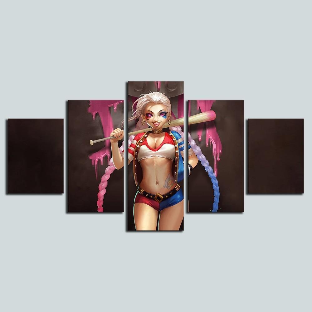 Harley Quinn 2 Movie Canvas Wall Art