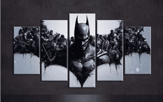 Harley Quinn Joker Batman DC Canvas Wall Art
