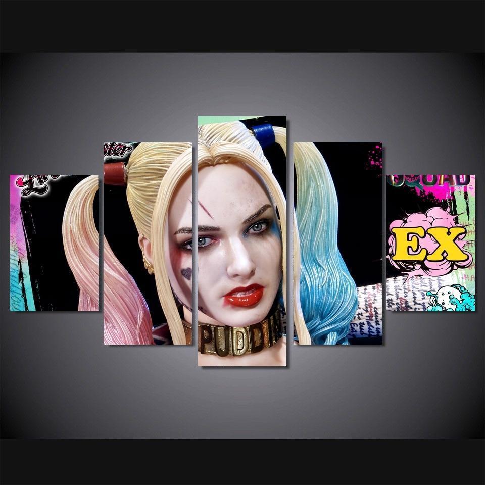 Harley Quinn Movie Canvas Wall Art