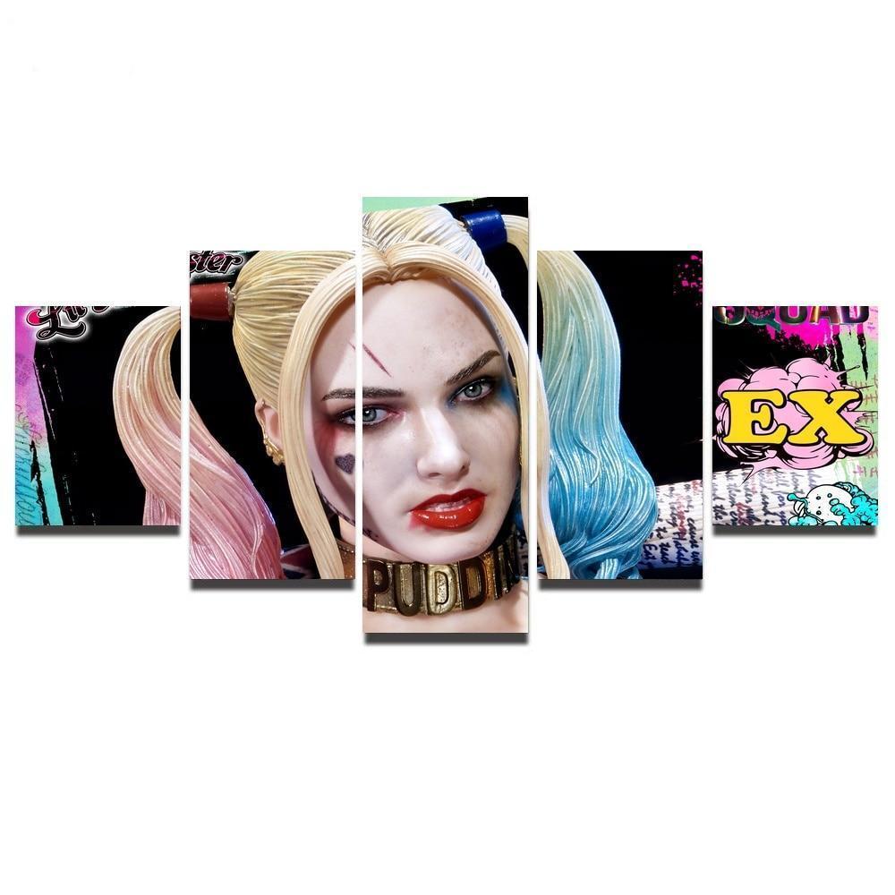 Harley Quinn Movie Canvas Wall Art