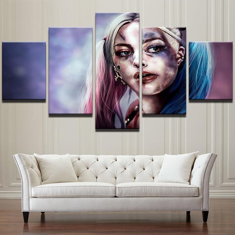 Harley Quinn Painting 3 Canvas Wall Art