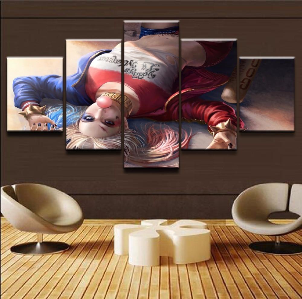 Harley Quinn The Dark Knight 2 Canvas Wall Art