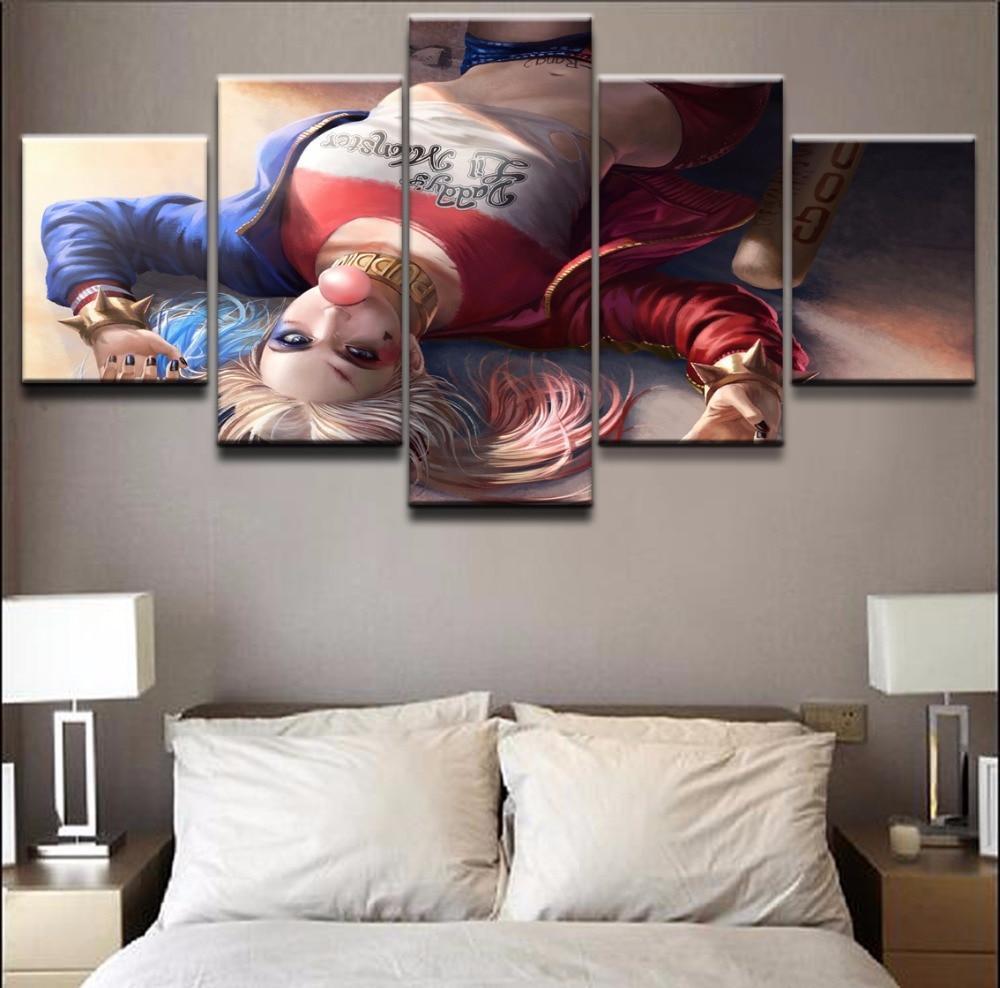 Harley Quinn The Dark Knight 2 Canvas Wall Art