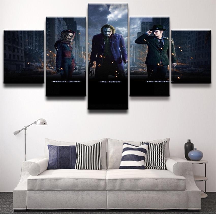 Harley Quinn The Dark Knight Canvas Wall Art