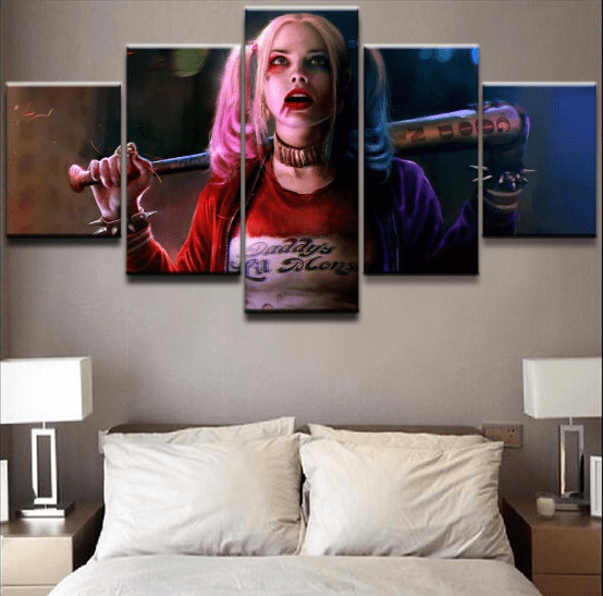 Harley Quinn The Dark Knight Movie DC Canvas Wall Art