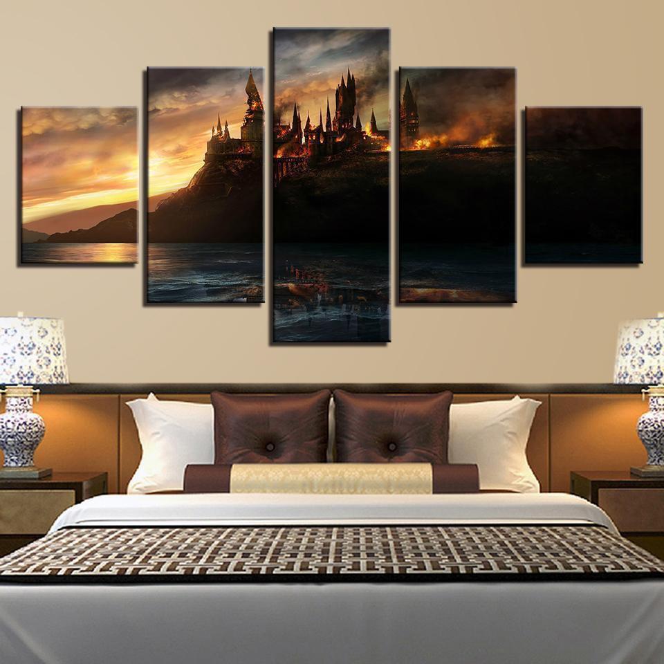 Harry Potter Castle Movie Canvas Wall Art