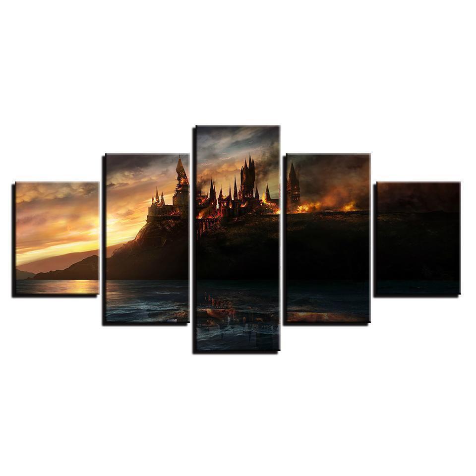 Harry Potter Castle Movie Canvas Wall Art