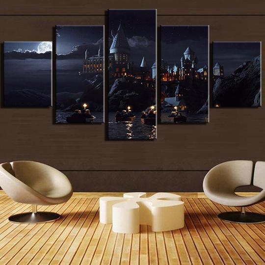 Harry Potter Hogwarts Castle 1 Movie Canvas Wall Art