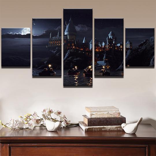 Harry Potter Hogwarts Castle 1 Movie Canvas Wall Art