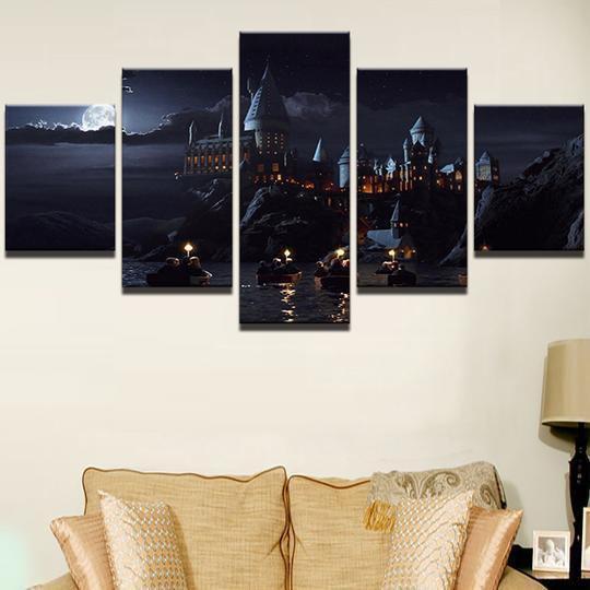 Harry Potter Hogwarts Castle 1 Movie Canvas Wall Art