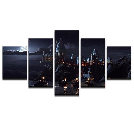 Harry Potter Hogwarts Castle 1 Movie Canvas Wall Art
